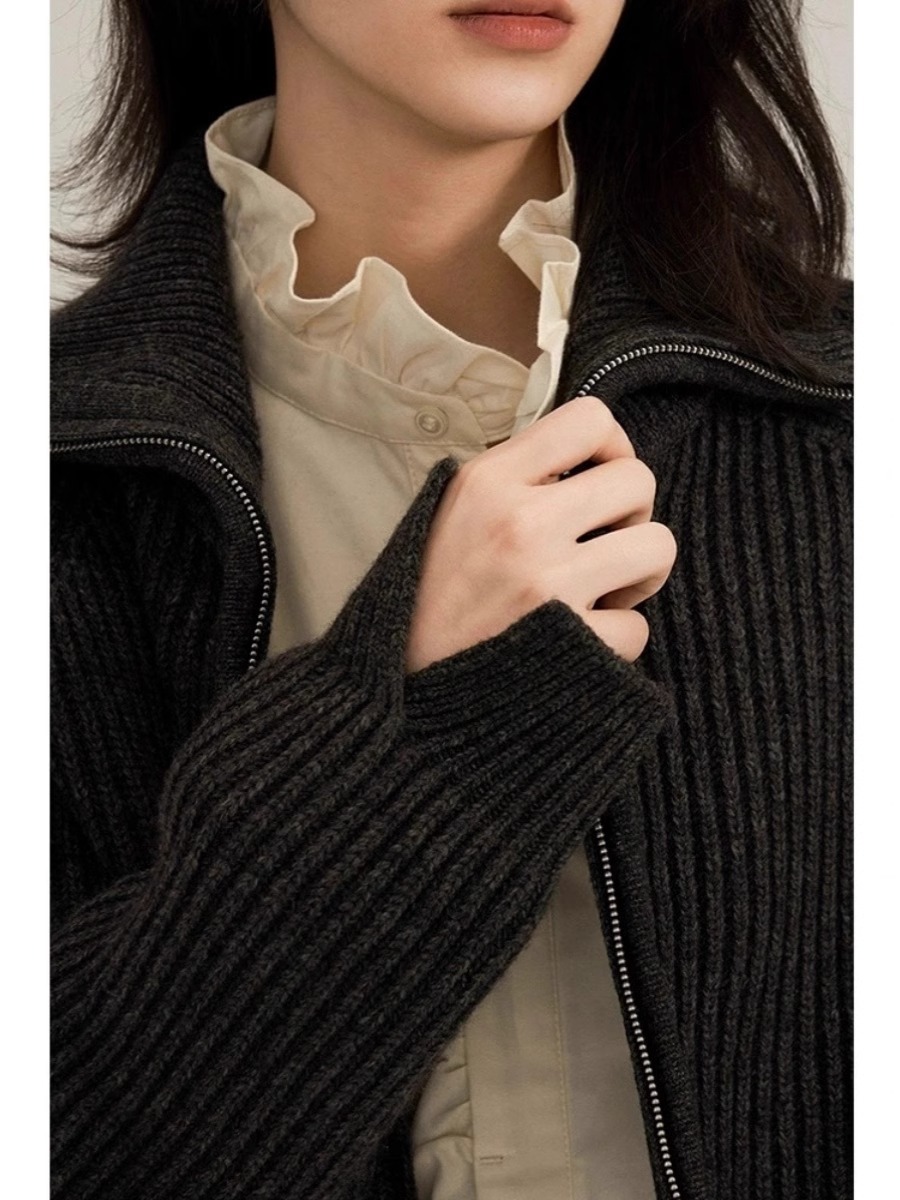 Женский кашемировый кардиган с – обзор и цена Wool Coat Peacoat