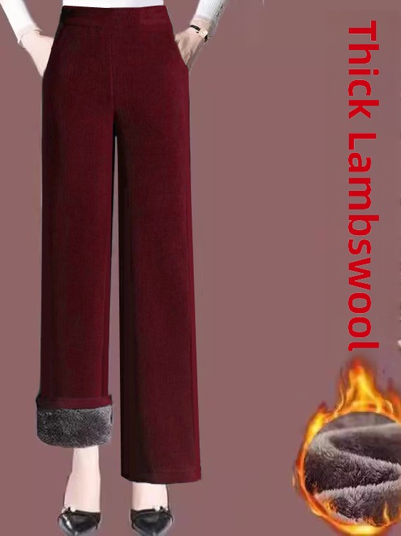 Женские широкие брюки из вельв – обзор и цена Corduroy Pant Warm