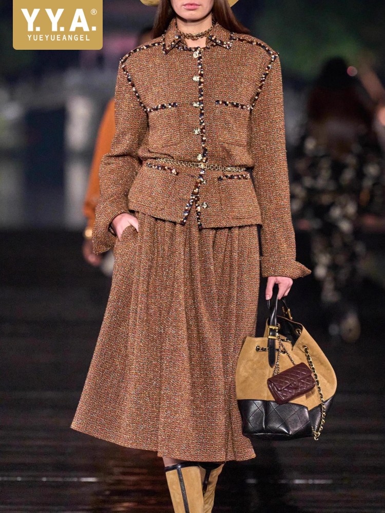 Элегантный женский твидовый ко – обзор и цена Wool Coat Peacoat
